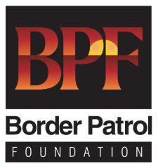 A logo for the border patrol foundation.